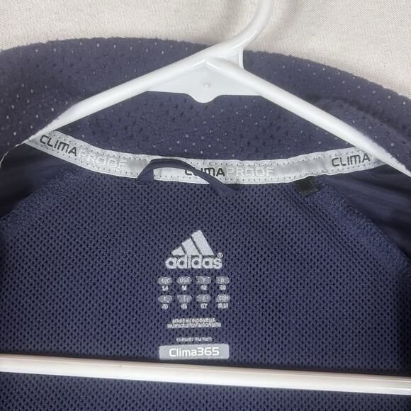 Adidas Formotion Clima 365 Athletic Running Jacket Womens Medium Windbreaker Zip - Picture 4 of 12